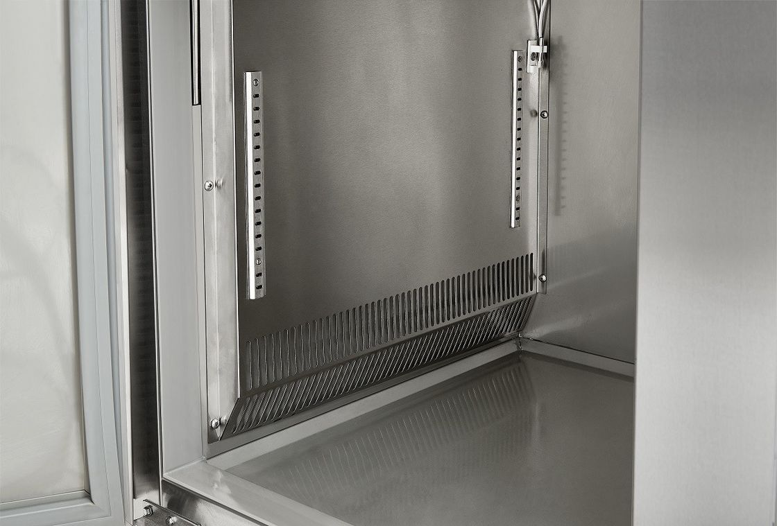 Tavolo refrigerato in acciaio inox per pizza e pasticceria